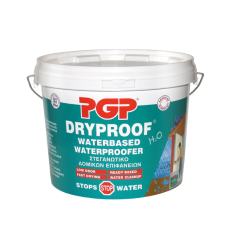 ΧΡΩΜΑ ΣΤΕΓΑΝΩΤΙΚΟ PGP DRYPROOF WATERBASED WATERPROOFER ΛΕΥΚΟ 15kg