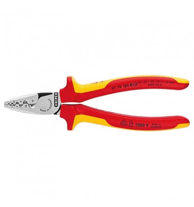 KNIPEX ΠΕΝΣΑ ΑΚΡΟΔΕΚΤΩΝ ΗΛΕΚΤΡΟΛΟΓΟΥ 180mm 9778180