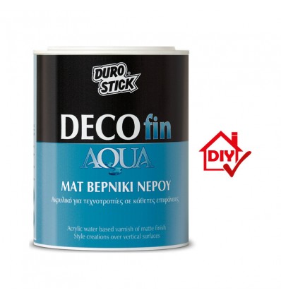 DUROSTICK ΒΕΡΝΙΚΙ ΝΕΡΟΥ ΜΑΤ DECO FIN AQUA 750ML