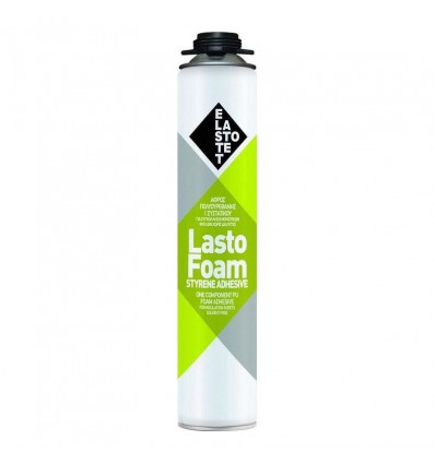Elastotet Lastofoam Styrene Adhesive Αφρός Πολυουρεθάνης Πιστολιού Χαμηλής Διόγκωσης 830ml