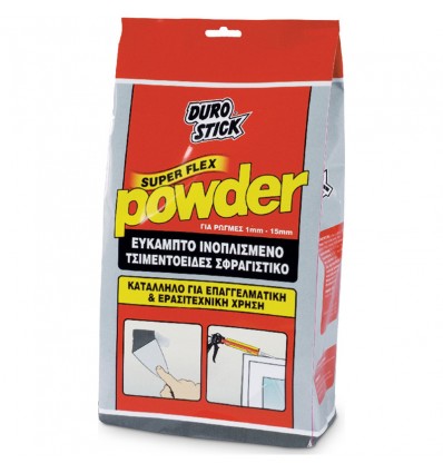 Durostick Super Flex Powder Τσιμεντόστοκος Ακρυλικός για Ρωγμές 1-15mm Λευκός 250gr