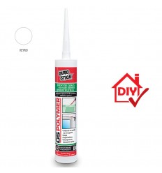 Durostick DS Polymer Ελαστομερές σφραγιστικό - συγκολλητικό πολλαπλών χρήσεων Λευκό 340ML