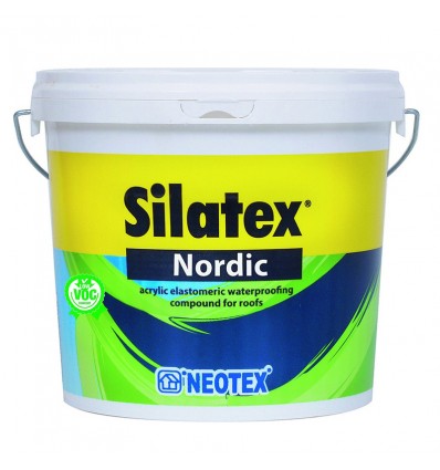 SILATEX NORDIC ΑΚΡΥΛΙΚΟ ΕΠAΛEΙΠΤΙΚΟ ΣΤΕΓΑΝΩΤΙΚΟ ΤΑΡΑΤΣΩΝ NEOTEX 12KG