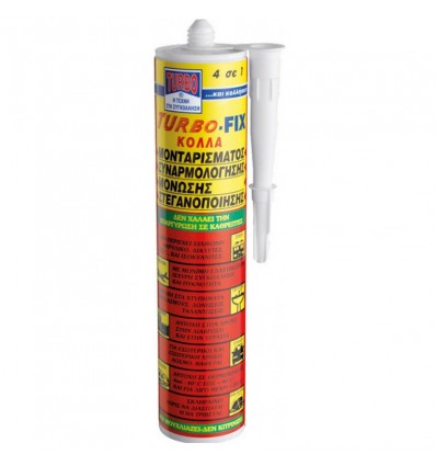 Turbo Fix Κόλλα Μονταρίσματος Διάφανη 290ml