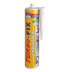 Turbo Fix Extra Flex Σφραγιστική Σιλικόνη Λευκή 290ml