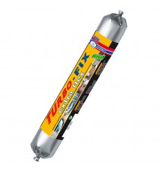 Turbo-Fix Extra Flex Σφραγιστική Σιλικόνη Γκρι 600ml