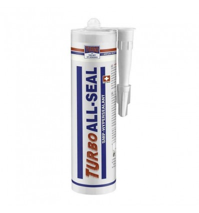 Turbo All Seal Σφραγιστική Σιλικόνη Λευκή 290ml