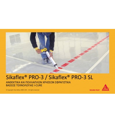 SIKAFLEX PRO-3 SL - ΑΥΤΟΕΠΙΠΕΔΟΥΜΕΝΟ ΣΦΡΑΓΙΣΤΙΚΟ ΓΙΑ ΑΡΜΟΥΣ ΔΑΠΕΔΩΝ 600ml