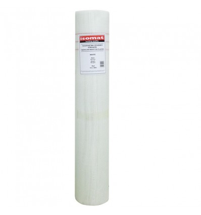 Υαλόπλεγμα Isomat Λευκό 160gr 1.00m x 50m