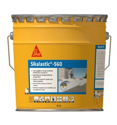 Sika Sikalastic 560 Επαλειφόμενο Στεγανωτικό 20kg Λευκό