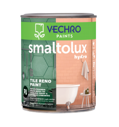 SMALTOLUX HYDRO TILE RENO PAINT ΛΕΥΚΟ 750ml ΠΟΛΥΟΥΡΕΘΑΝΙΚΟ ΧΡΩΜΑ ΝΕΡΟΥ ΓΙΑ ΠΛΑΚΑΚΙΑ ΤΟΙΧΟΥ & ΔΥΣΚΟΛΕΣ ΕΠΙΦΑΝΕΙΕΣ