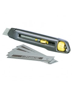 INTERLOCK ΜΑΧΑΙΡΙ ΜΕ ΣΠΑΣΤΗ ΛΑΜΑ & STOP 18mm STANLEY...
