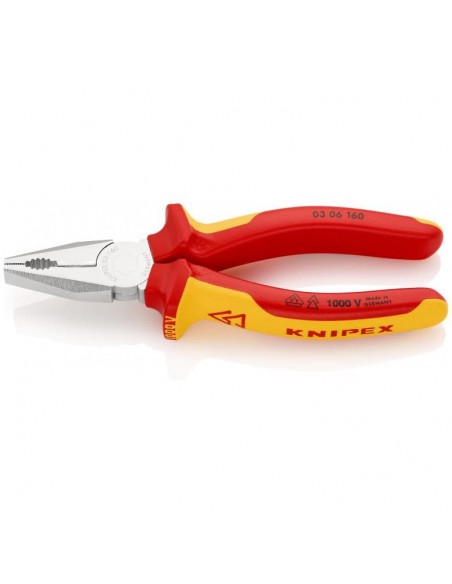 ΠΕΝΣΑ KNIPEX ΗΛΕΚΤΡΟΛΟΓΟΥ 1000VOLT 160ΜΜ VDE - 0306160