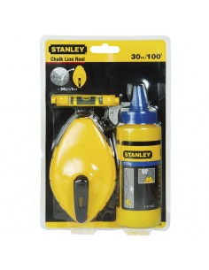 ΚΙΤ ΧΑΡΑΞΗΣ ΝΗΜΑ ΣΤΑΘΜΗΣ 30Μ-ΠΟΥΔΡΑ ΚΙΤΡΙΝΗ STANLEY 0-47-443 2