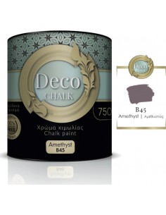 Deco Chalk Paint Χρώμα Κιμωλίας B45 Αμέθυστος Μωβ 750ml