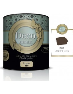 Deco Chalk Paint Χρώμα Κιμωλίας B86 Ιασπης Καφέ 750ml