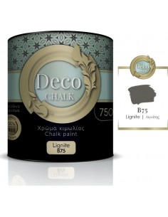 Deco Chalk Paint Χρώμα Κιμωλίας B75 Λιγνίτης 750ml