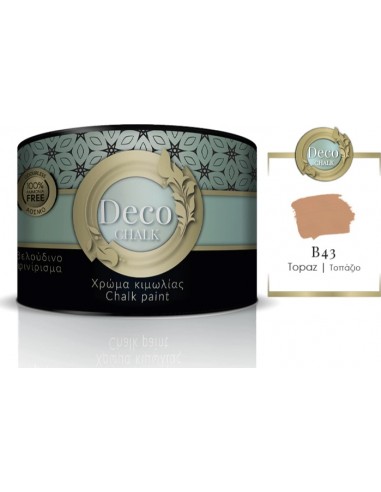Deco Chalk Paint Χρώμα Κιμωλίας B43 Τοπάζιο 375ml