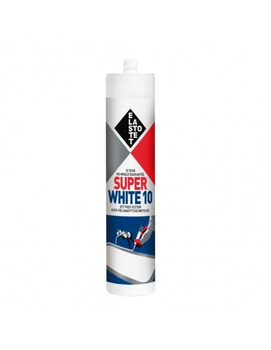 Elastotet Σιλικόνη Superwhite 10 λευκή 280ml