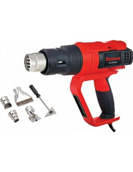 ΠΙΣΤΟΛΙ ΘΕΡΜΟΥ ΑΕΡΑ 2000W 600oC BENMAN HG2000W
