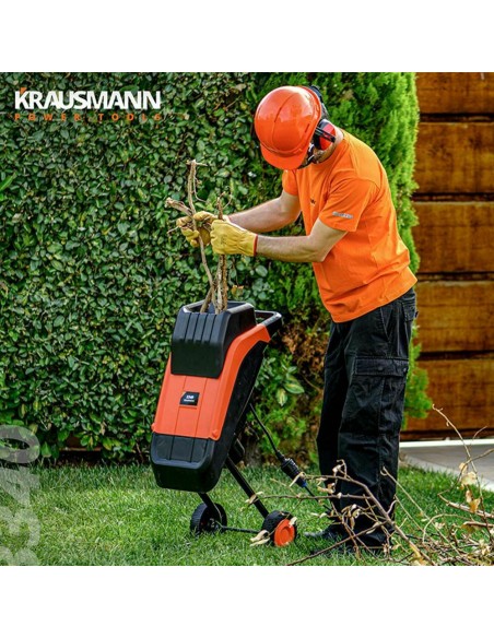 KRAUSMANN 3340 ΘΡΥΜΜΑΤΙΣΤΗΣ ΚΛΑΔΙΩΝ ΗΛΕΚΤΡΙΚΟΣ 2500W