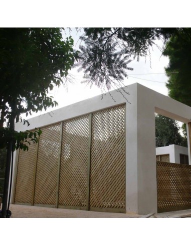 ΚΑΦΑΣΩΤΟ ΞΥΛΙΝΟ PRIVACY 122 x 240 ΜΕ ΜΑΤΙ 2x2εκ.