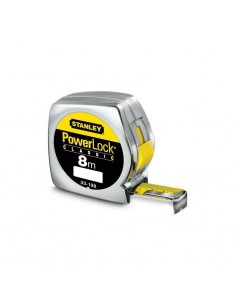 POWERLOCK ΜΕΤΡΟ ΜΕ ΚΕΛΥΦΟΣ ΑΒS 8m STANLEY 0-33-198