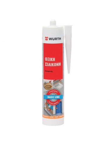 WURTH ΟΞΙΚΗ ΣΙΛΙΚΟΝΗ B-LINE ΔΙΑΦΑΝΗΣ 280ML