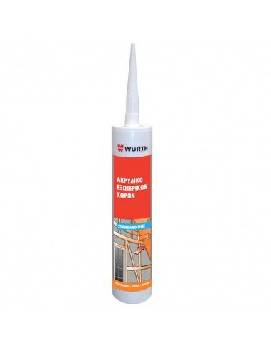 WURTH ΑΚΡΥΛΙΚΟ ΕΞΩΤΕΡΙΚΩΝ ΧΩΡΩΝ S-LINE ΛΕΥΚΟ 280ML