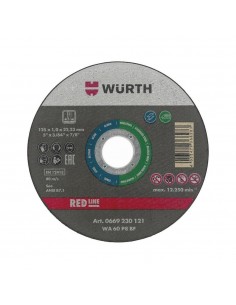 Wurth Δίσκος Κοπής Inox 125mm 1τεμ.