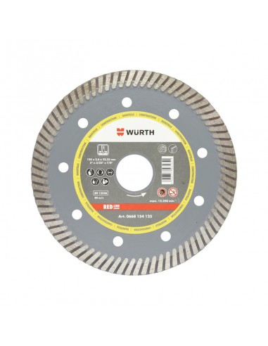 Wurth Διαμαντόδισκος εργοταξίου TURBO Φ230ΜΜ