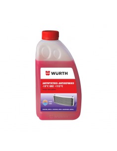WURTH ΑΝΤΙΨΥΚΤΙΚΟ-ΑΝΤΙΘΕΡΜΙΚΟ -15°C ΚΟΚΚΙΝΟ 1L