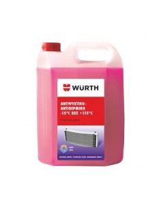 WURTH ΑΝΤΙΨΥΚΤΙΚΟ-ΑΝΤΙΘΕΡΜΙΚΟ -15°C ΚΟΚΚΙΝΟ 4L