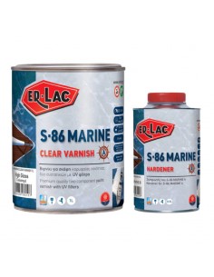 ER-LAC Βερνίκι Σκαφών S-86 Marine Clear Ματ 1Lt (Α+Β)