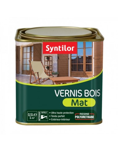 Syntilor Vernis Bois Mat Άχρωμο Ματ Βερνίκι...