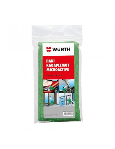 WURTH ΠΑΝΙ ΚΑΘΑΡΙΣΜΟΥ MICROACTIVE ΠΡΑΣΙΝΟ 40Χ40