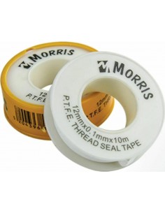 ΤΑΙΝΙΑ ΤΕΦΛΟΝ 12mmx0.1mmx10m MORRIS
