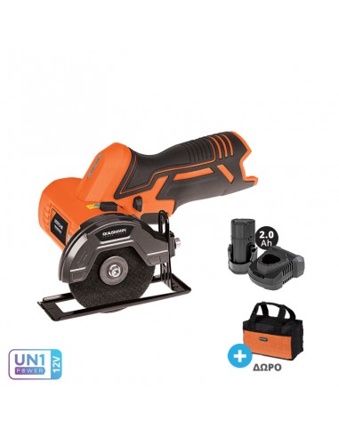 ΣΕΤ ΓΩΝΙΑΚΟΣ ΤΡΟΧΟΣ ΜΙΝΙ Ø76 ΜΠΑΤΑΡΙΑΣ 12V+...