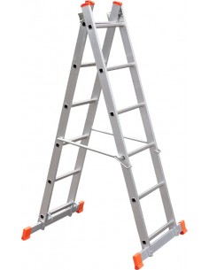 Palbest Διπλή Σκάλα 8507 Αλουμινίου (Σκαλωσιά MINI) 2x6...