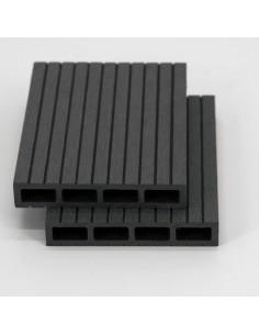 ΣΑΝΙΔΑ ΠΕΡΙΦΡΑΞΗΣ WPC ΓΡΑΜΜΩΤΗ 2x12x360ΕΚ. ΓΚΡΙ ΣΚΟΥΡΟ