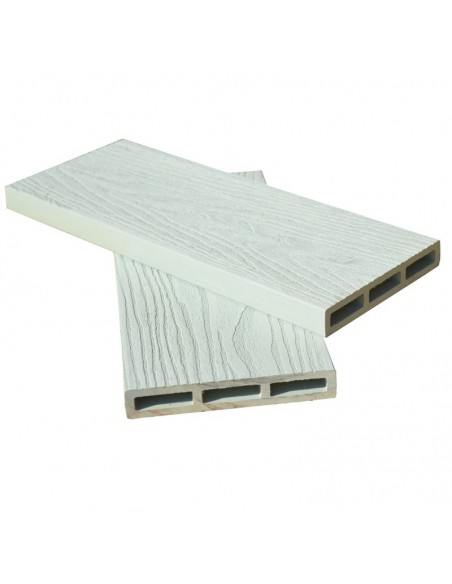 ΣΑΝΙΔΑ ΠΕΡΙΦΡΑΞΗΣ WPC 3D 2x12x360ΕΚ. ΛΕΥΚΟ
