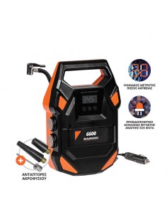 KRAUSMANN ΑΕΡΟΣΥΜΠΙΕΣΤΗΣ ΨΗΦΙΑΚΟΣ 150PSI 12V 30L/MIN - 6600
