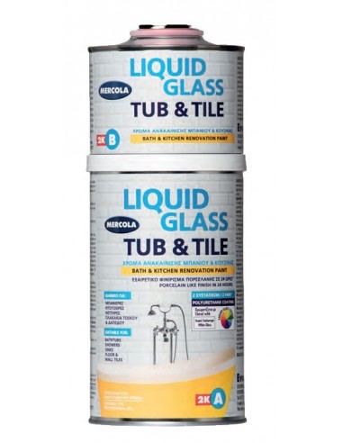 Mercola LIQUID GLASS TUB & TILE Σμάλτο 2...