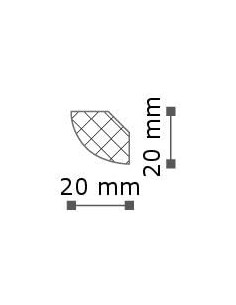 ΚΟΡΝΙΖΑ 20x20 2m NOMASTYL 20QR - LX-20 2