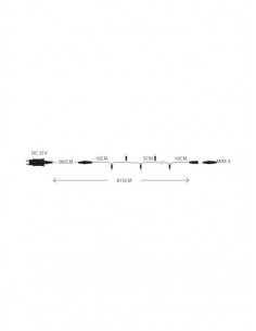 300 Λαμπάκια LED 14.95μ Λευκά Daylight σε Σειρά με... 2