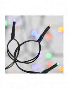 400 Λαμπάκια LED 20μ Πολύχρωμα σε Σειρά με Πράσινο... 2