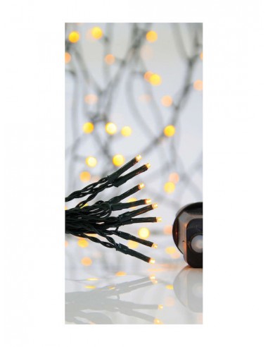 400 Λαμπάκια LED 19.95μ Θερμό Λευκό σε Σειρά με...