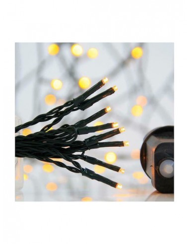 400 Λαμπάκια LED 19.95μ Θερμό Λευκό σε Σειρά με...