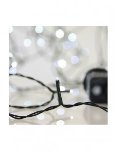 240 Λαμπάκια LED 11.95μ Ψυχρό Λευκό σε Σειρά με Πράσινο...