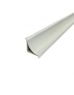ΠΡΟΦΙΛ ΜΠΑΝΙΕΡΑΣ PVC ΛΕΥΚΟ 2.5M 2
